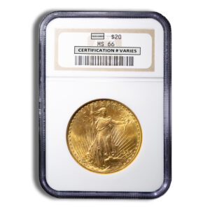 $20 Gold Saint-Gaudens Double Eagle - NGC MS66