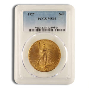 $20 Gold Saint-Gaudens Double Eagle - PCGS MS66