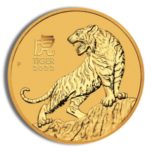 2022 1/2 oz Australia Gold Lunar Tiger BU - Series III