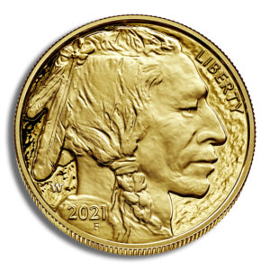 2021-W 1 oz Proof Gold Buffalo (w/Box & COA)