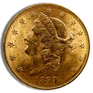 $20 Gold Liberty Double Eagle - AU