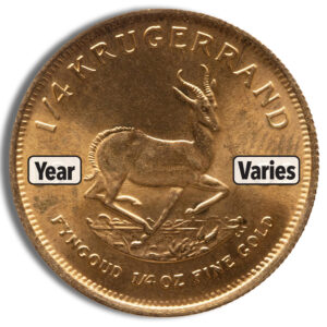 1/4 oz Gold Krugerrand (Year Varies)