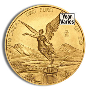 1/10 oz Mexican Libertad Gold Coin (Year Varies)