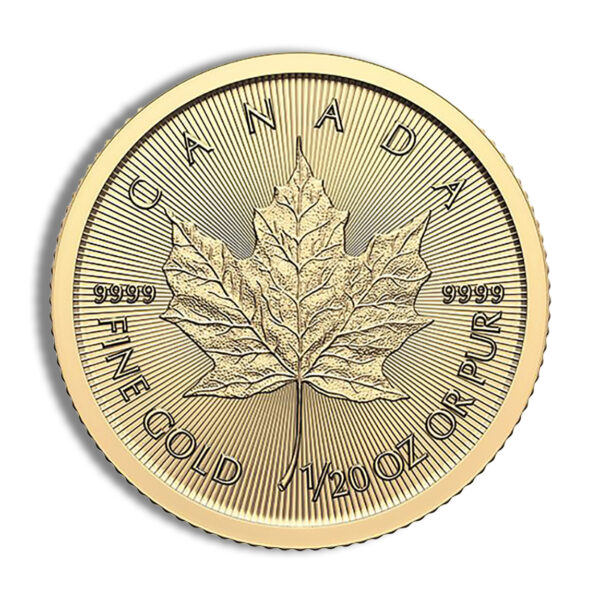1/20 oz Gold Maple Leaf (Year Varies - Sealed)