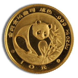 1/10 oz China Gold Panda - BU - Unsealed (Year Varies)