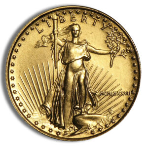 1987 1/10 oz Gold Eagle - BU (MCMLXXXVII)