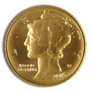 2016-W 1/10 oz Gold Mercury Dime Centennial Coin w/OGP