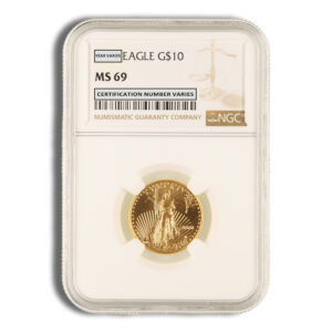 2000 1/4 oz Gold Eagle $10 NGC MS69