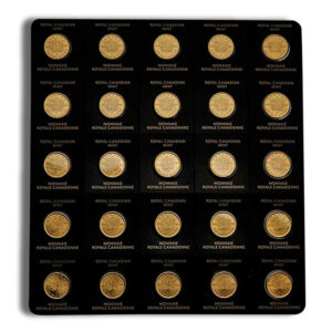 25 x 1 g Canadian MapleGram Gold Coins (Carded)