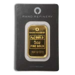 1 oz Gold Bar - Rand Refinery (Carded)