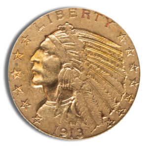 $5 Gold Indian Half Eagle - XF