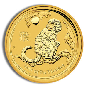 2016 1 oz Australia Gold Lunar Monkey BU - Series II