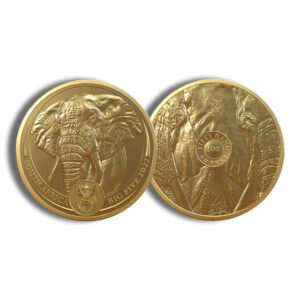 2022 1 oz Gold South Africa Big 5 Elephant Coin - Series I