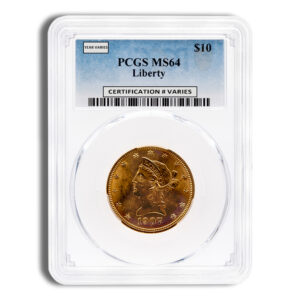 $10 Gold Liberty Eagle - PCGS MS64