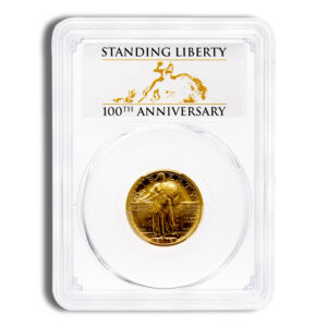 2016-W 1/4 oz Gold Standing Liberty Centennial Coin PCGS SP70