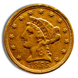 $2.5 Gold Liberty Quarter Eagle - Cleaned/Low Grade