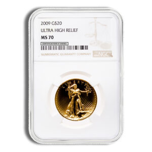 2009 Ultra High Relief Double Eagle Gold Coin NGC MS70