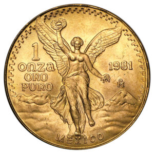 1981 1 oz  Mexican Gold Libertad - BU