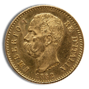Italy 20 Lire Gold Coin