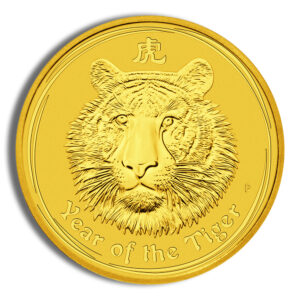 2010 1/20 oz Australia Gold Lunar Tiger BU - Series II